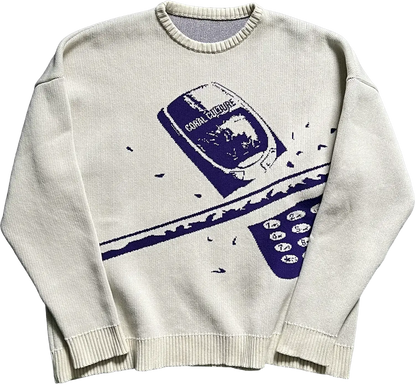 No Signal Knit - Coral Culture